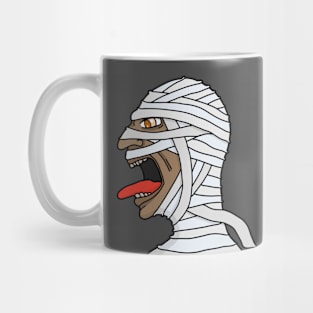 A scary screaming mummy Mug